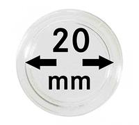 LINDNER Das Original Capsule per Monete Ø 20 mm Interno, Confezione da 10