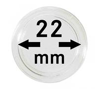 LINDNER Das Original Capsule per monete Ø 22 mm interno, confezione da 10