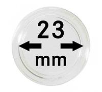 LINDNER Das Original Capsule per Monete Ø 23 mm Interno, Confezione da 10