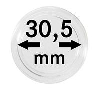 LINDNER Das Original Capsule per Monete Ø 30,5 mm Interno, Confezione da 10