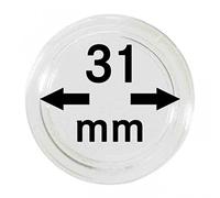 LINDNER Das Original Capsule per Monete Ø 31 mm Interno, Confezione da 10