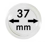 LINDNER Das Original Capsule per Monete Ø 37 mm Interno, Confezione da 10