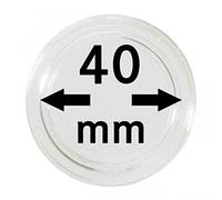 LINDNER Das Original Capsule per Monete Ø 40 mm Interno, Confezione da 10