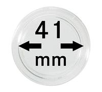 LINDNER Das Original Capsule per Monete Ø 41 mm Interno, Ø - Esterno 47 mm, Altezza Interna 5,5 mm, Confezione da 10, per 2 Oz Piedfort Koala/Niue Tartaruga (Argento)