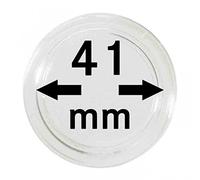LINDNER Das Original Capsule per Monete Ø 41 mm Interno, Confezione da 10