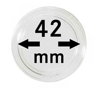 LINDNER Das Original Capsule per Monete Ø 42 mm Interno, Confezione da 10