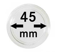 LINDNER Das Original Capsule per Monete Ø 45 mm Interno, Confezione da 10