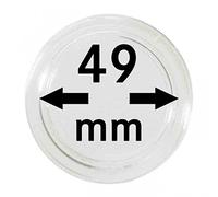 LINDNER Das Original Capsule per Monete Ø 49 mm Interno, Confezione da 10