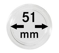LINDNER Das Original Capsule per Monete Ø 51 mm Interno, Confezione da 10