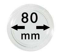 LINDNER Das Original Capsule per Monete Ø 80 mm Interno, Altezza Interna 5,7 mm, per Pezzo