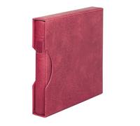 LINDNER Das Original Companion Set: Ring Binder Regular-Classic + slipcase, Wine Red