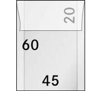 LINDNER Das Original Glassine Envelopes 45 x 60 + 20 mm - Pack of 500