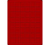 LINDNER Das Original Inserto di Velluto Rosso 2148E (Ø 30 mm)