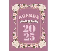 Lindo Diario-Agenda 2025 a color, tapa dura; Planifica semanal, mensual, anual; enfocado en resultado y practicidad.: Contiene Calendario semanal, ... encuadernación de metal y tamaño 8½x11