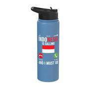 L'Indonesia sta chiamando e devo andare in Indonesia Stainless Steel Insulated Water Bottle