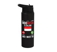 L'Indonesia sta chiamando e devo andare in Indonesia Stainless Steel Insulated Water Bottle