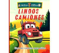 Lindos camiones libro de colorear para niños: Un mundo de diversión y creatividad con adorables cachorros. Perfecto para pequeños amantes de los perros y para inspirar la creatividad infantil
