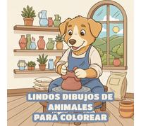 Lindos Dibujos De Animales Para Colorear: Adorables animales realizando proyectos de arte y manualidades