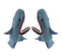 Lindos Guantes De Invierno,guantes De Punto De Invierno | Guantes De Ciclismo Al Aire Libre A Prueba De Viento Shark | Manoplas Cálidas De Invierno, Guantes De Motocicleta Con Dedos Completos Para Muj