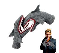 Lindos Guantes De Invierno,guantes De Punto De Invierno | Guantes De Ciclismo Al Aire Libre A Prueba De Viento Shark | Manoplas Cálidas De Invierno, Guantes De Motocicleta Con Dedos Completos Para Muj