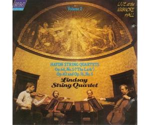 LINDSAY QUARTET (quartetto) - Haydn: String Quartets, Vol.2: Live at the Wigmore Hall