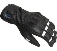 Lindstrands Backa guanti da moto impermeabili, nero-bianco, taglia L per maschi