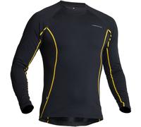 Lindstrands Dry Camicia funzionale a maniche lunghe, nero-giallo, taglia 3XL per maschi