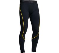 Lindstrands Dry, pantaloni funzionali unisex M female Nero/Giallo