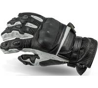 Lindstrands Holen Guanti da moto, nero-bianco, taglia S per maschi