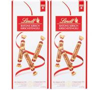 Lindt Bastoni Kirsch Scatola, 125 g (Confezione da 2)