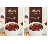 Lindt Cioccolata Calda Classica, Preparato per cioccolata calda classica, Confezione 100g (per 5 porzioni) (Confezione da 2)