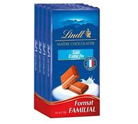 Lindt Cioccolato al latte extra fine - le 4 pastiglie da 110 g