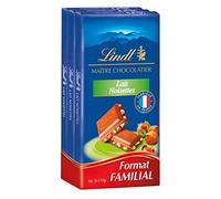 Lindt Cioccolato latte nocciole - Le 3 compresse da 110 g