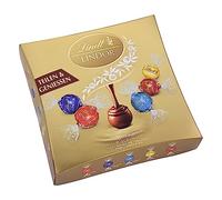 Lindt Cioccolato LINDOR Sharing | 250 g | Palline LINDOR con ripieno delicato in varietà latte, crosta fine 45%, bianco, caramello salato e nocciola | regalo di cioccolatini