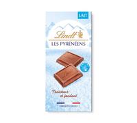 Lindt - Compressa di Les Pyreneens - Cioccolato con latte fondente, 150 g