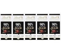 Lindt Excellence 90 Percent Cocoa 100 g (Pack of 4)