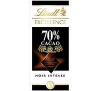 Lindt Excellence - Tavoletta di cioccolato, 70% cacao, 2 x 100 g, colore: Nero intenso