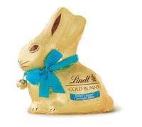 Lindt Gold Bunny, Coniglietto di Pasqua al Cioccolato al latte gusto Caramello Salato, Pasqua, Formato 100 g