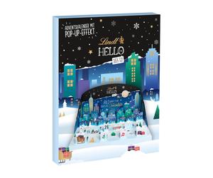 Lindt Hello Calendario Dell'Avvento Pop Up Con Cioccolato Al Latte 244g