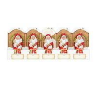 Lindt - Latte - Mini Babbi Natale con perforazione, confezione da 5 (5 x 50 G)