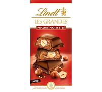 Lindt Les Grandes Praliné Noir Nocciole, 225 g, confezione da 9