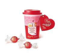 Lindt LINDOR Bicchiere Corgi con Cioccolatini LINDOR al Latte, Formato 112g