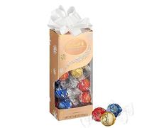 Lindt LINDOR - Confezione regalo assortita con tartufi al cioccolato, caramelle assortite al cioccolato con centro liscio e fondente al tartufo, 6 once (2021)