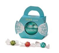 Lindt LINDOR Maxi LINDOR Edizione Limitata Cioccolatini Assortiti gusti Pistacchio Latte Cocco, Confezione Regalo 200g