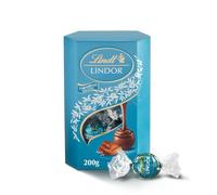 Lindt Lindor Praline di Cioccolato al Latte con Ripieno al Caramello Salato, 200g