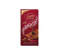 Lindt Lindor Tavoletta Doppio Cioccolato al Latte con Ripieno Fondente, Formato 100g
