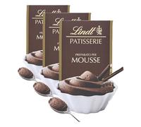 Lindt Mousse al Cioccolato, Preparato per mousse al cioccolato, Confezione 110g (per 4 porzioni) (Confezione da 3)