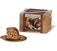 Lindt Panettone Doppio Cioccolato, Dolce Artigianale con Tre Tipi di Cioccolato, Burro Fresco 16.60%, 1kg, con Gocce di Cioccolato Bianco, Latte e Fondente