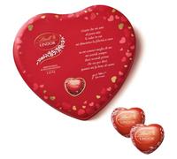Lindt San Valentino Latta Regalo a forma di cuore con cioccolatini Lindor al Latte Gio Evan, Formato 250 g