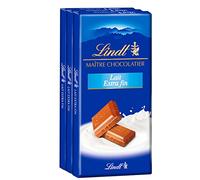 Lindt & Sprüngli Lotto di 3 Tablettes MAÎTRE CHOCOLATIER - Chocolat au Lait Extra-fin 3x100g